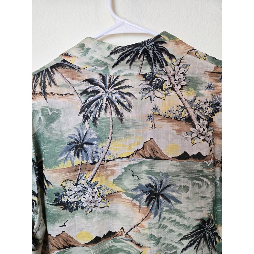 Zimmermann Vacay Shirt Short Sleeve Button Down Oversized Surf Printed Beach Med - Picture 10 of 12